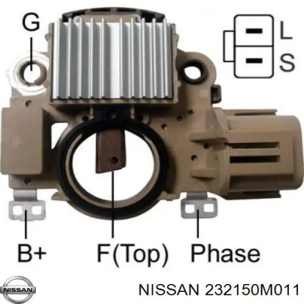 Regulator alternatora (przekaźnik ładowania) Nissan/Infiniti 232150M011 cena, od 28,61 USD
