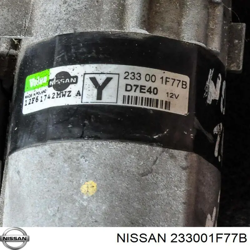 Rozrusznik Nissan/Infiniti 233001F77B cena, od 63,08 USD