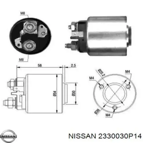 Rozrusznik 2330030R02 Nissan/Infiniti