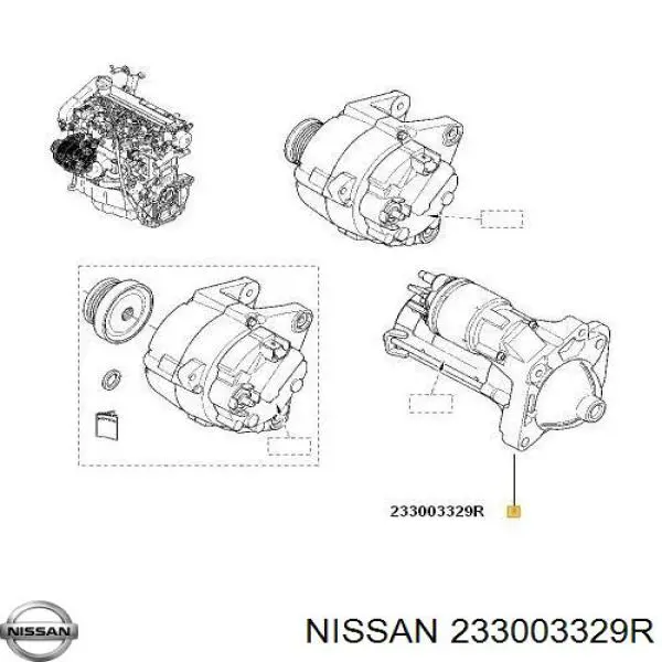 233003329R Nissan/Infiniti Rozrusznik