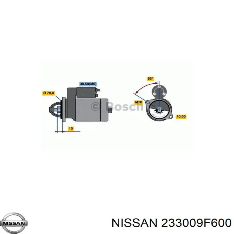 233009F600 Nissan/Infiniti Rozrusznik