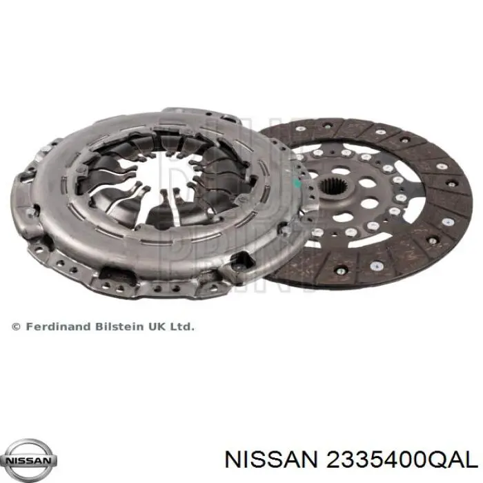 Zestaw sprzęgła (3 części) Nissan/Infiniti 2335400QAL cena, od 117,03 USD