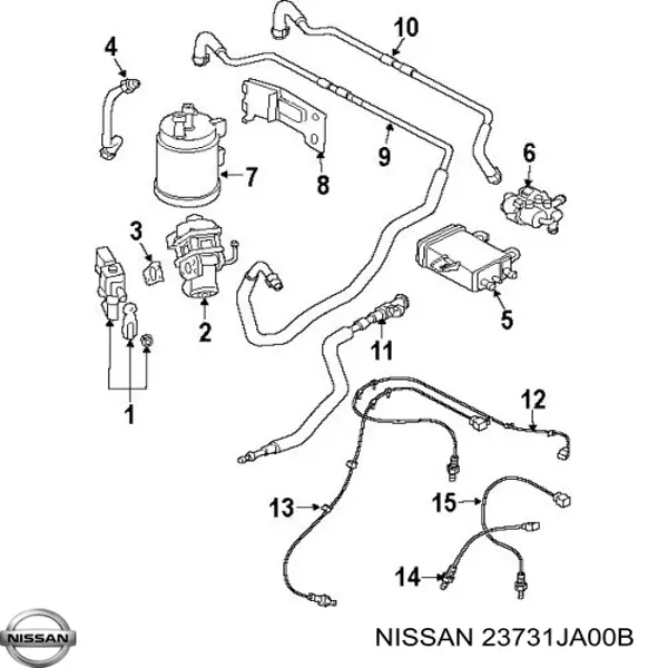 23731JA00B Nissan/Infiniti Czujnik położenia wału korbowego
