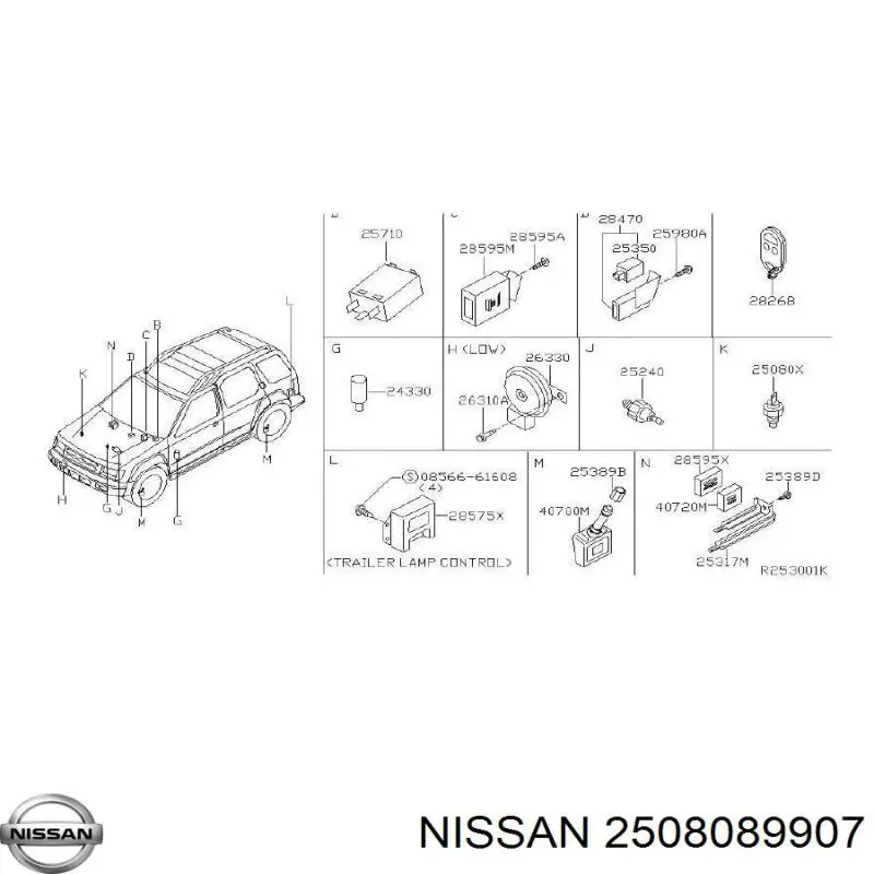 Czujnik temperatury płynu chłodzącego Nissan/Infiniti 2508089907 cena, od 7,91 USD