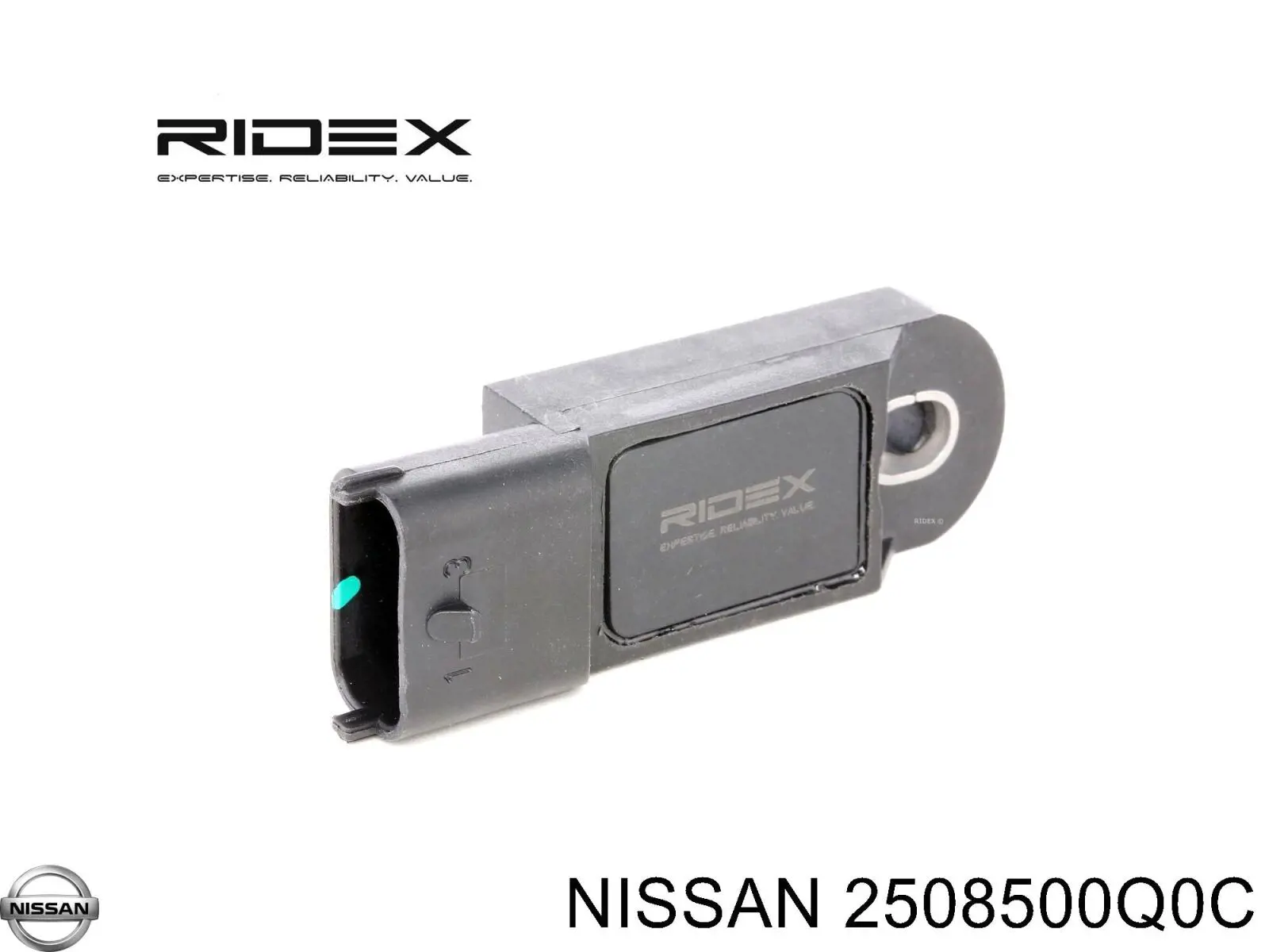 Czujnik ciśnienia w kolektorze ssącym, MAP 2508500Q0C Nissan/Infiniti