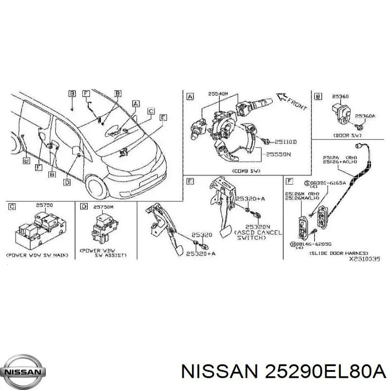 Przycisk włączania światła awaryjnego Nissan Tiida hatchback (C11X) (2004 - 2014) cena, od 47,74 USD