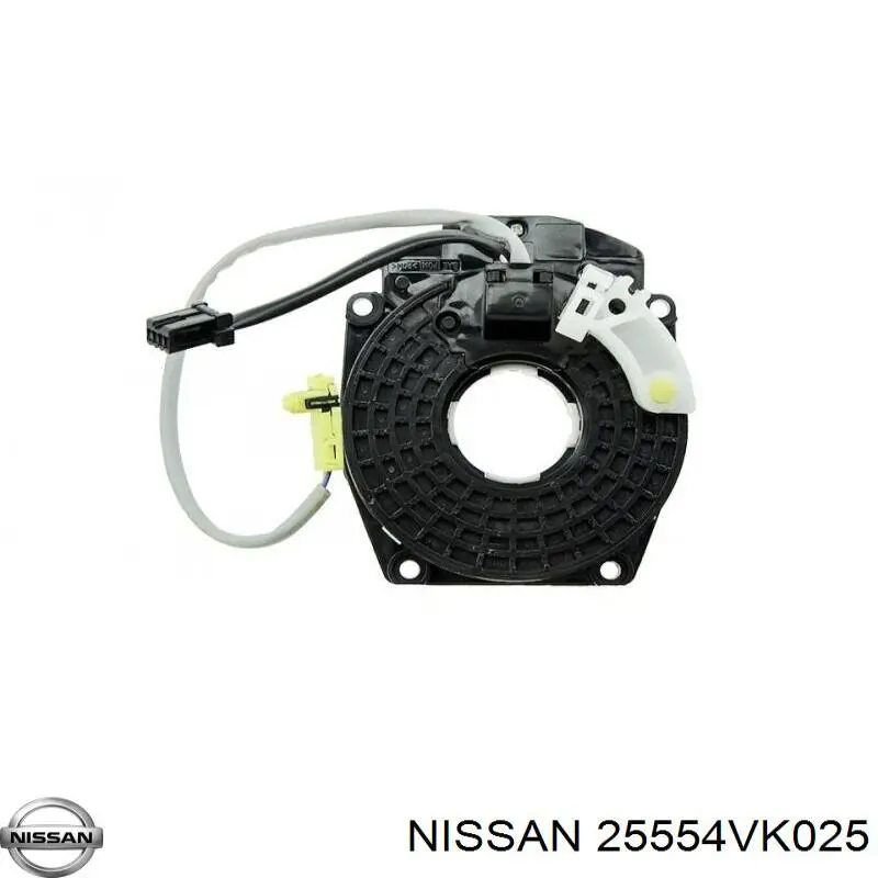 25554VK025 Nissan/Infiniti Pierścień kontaktowy AIRBAG, taśma kierownicy