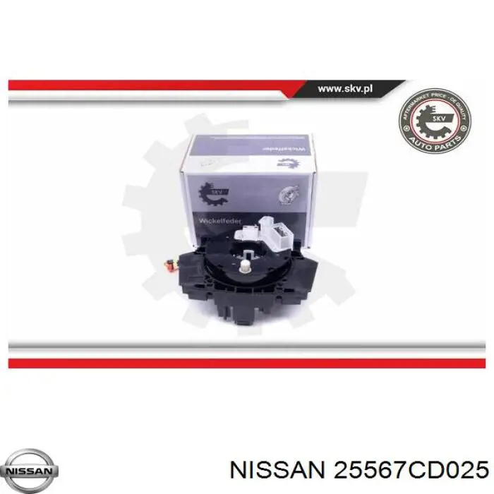 25567CD025 Nissan przełącznik zespolony, środkowa część