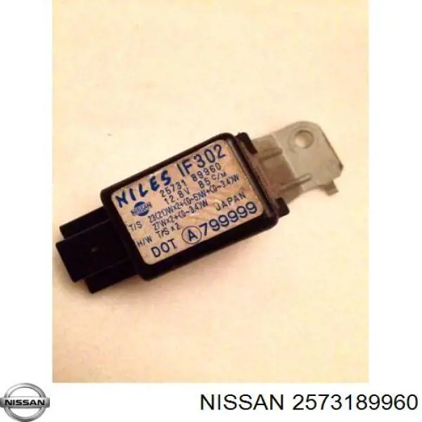 Przekaźnik kierunkowskazów Nissan/Infiniti 2573189960 cena, od 103,86 USD