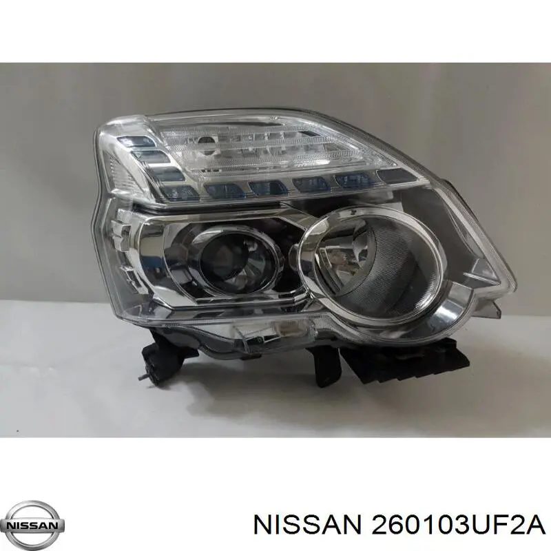 Reflektor prawy Nissan/Infiniti 260103UF2C cena, od 70,24 USD