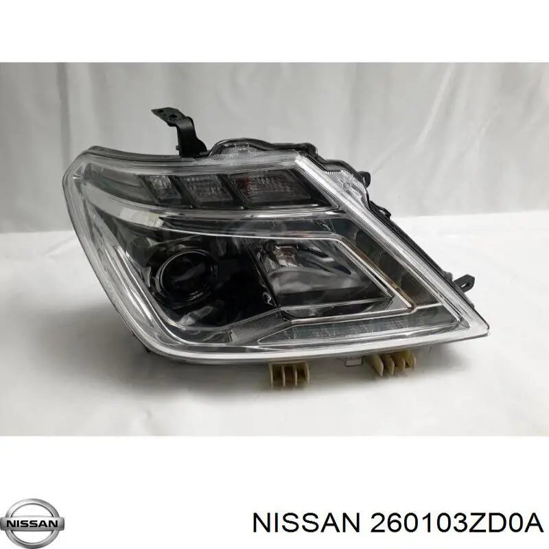  Reflektor prawy Nissan Patrol 