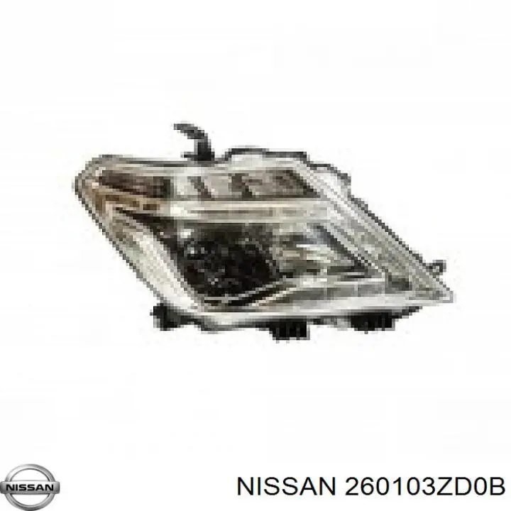Reflektor prawy Nissan Patrol SUV (Y62) (2010 - 2026) cena, od 623,91 USD