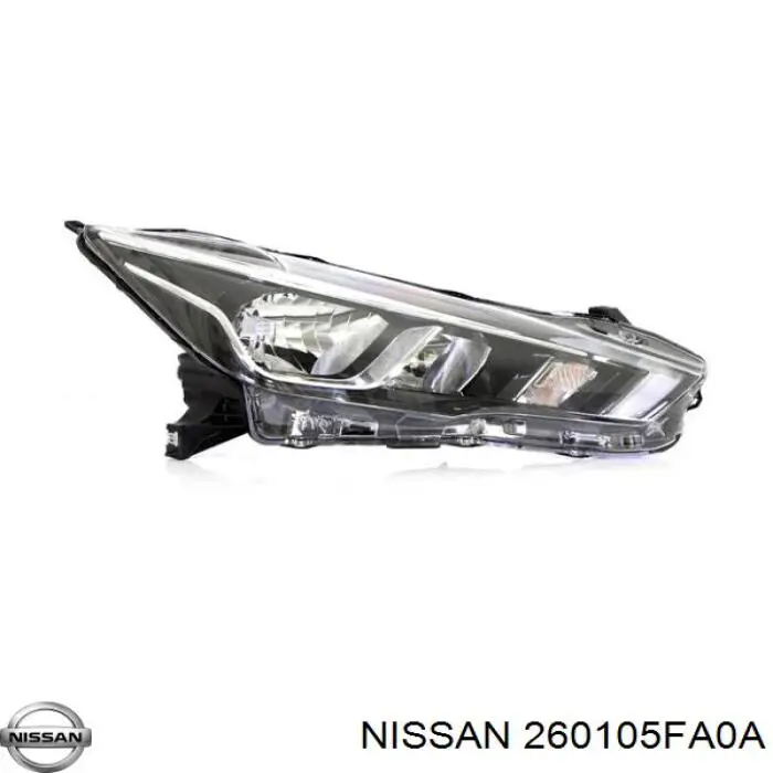 260105FA0A Nissan/Infiniti Reflektor prawy