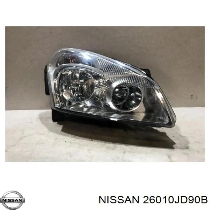 Do koszyka 26010JD90B Nissan/Infiniti Reflektor prawy
