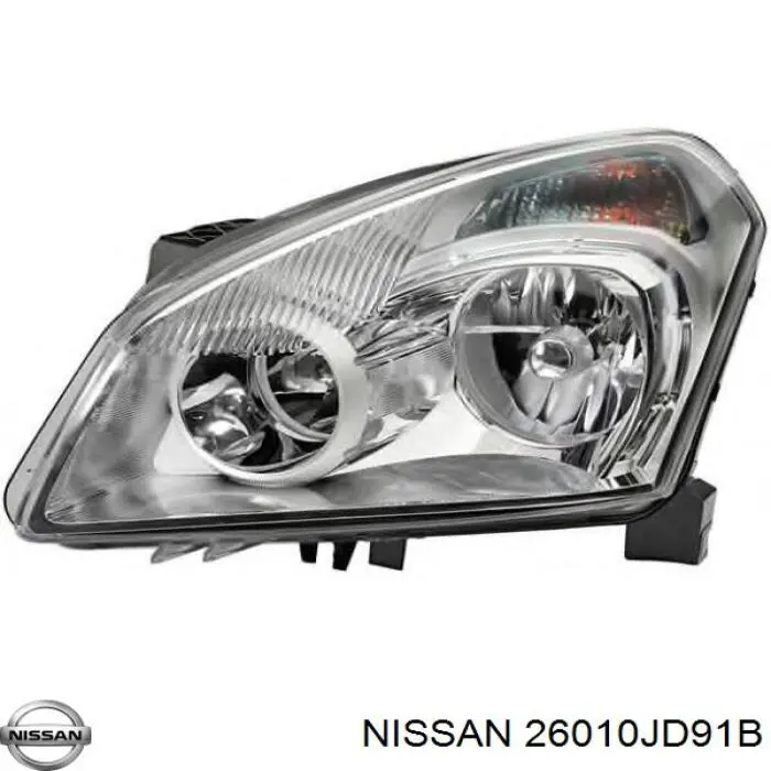 26010JD91B Nissan/Infiniti Reflektor prawy