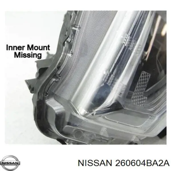 260604BA2A Nissan/Infiniti Reflektor lewy