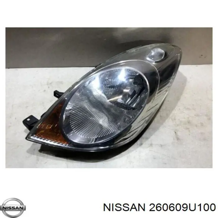 Do koszyka 260609U100 Nissan/Infiniti Reflektor lewy