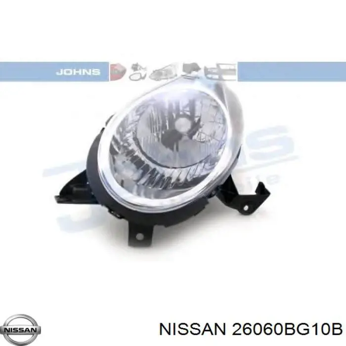 Reflektor lewy Nissan/Infiniti 26060BG10B cena, od 110,11 USD