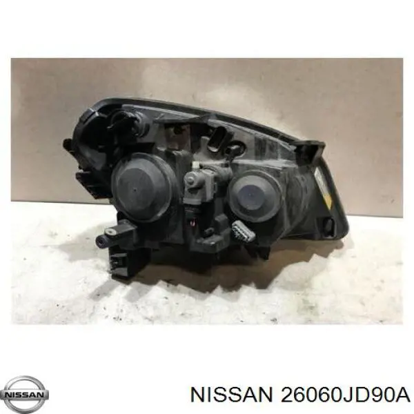 Do koszyka 26060JD90A Nissan/Infiniti Reflektor lewy