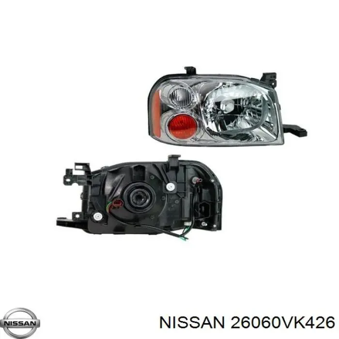 Reflektor lewy Nissan/Infiniti 26060VK426 cena, od 138,08 USD