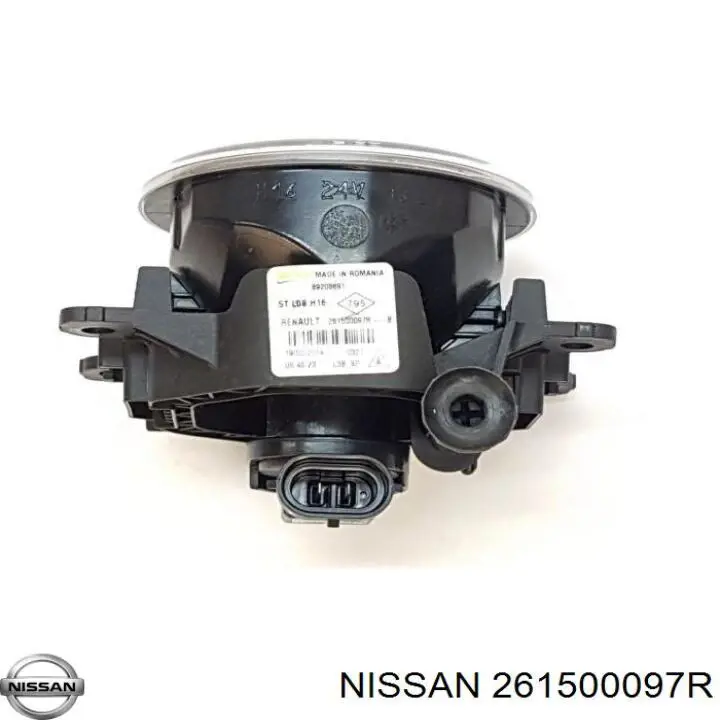 Lampa przeciwmgielna lewa/prawa 261500097R Mercedes