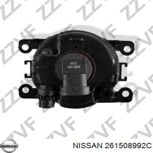 Lampa przeciwmgielna lewa/prawa Nissan/Infiniti 261508992C cena, od 65,01 USD