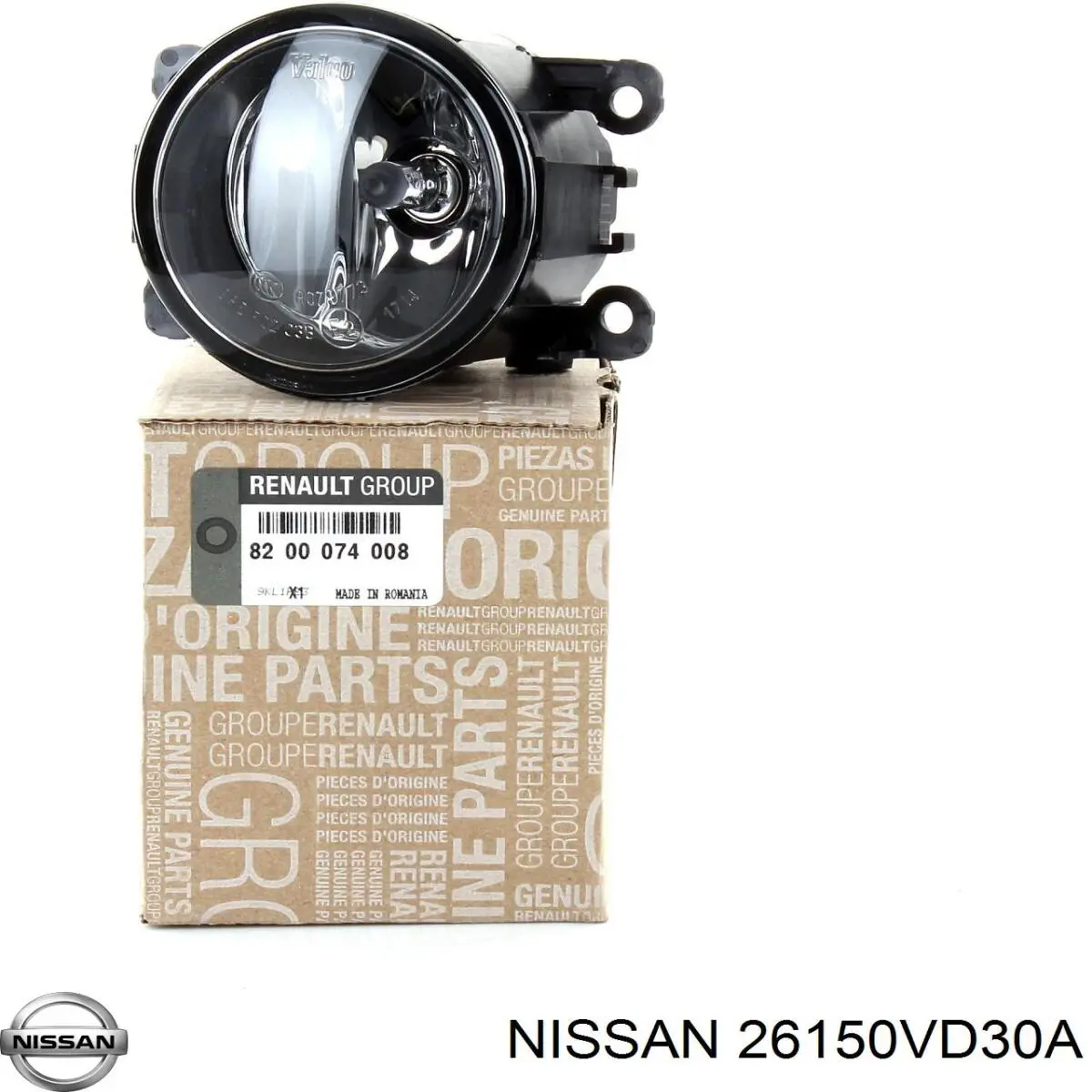 26150VD30A Nissan/Infiniti Lampa przeciwmgielna lewa/prawa