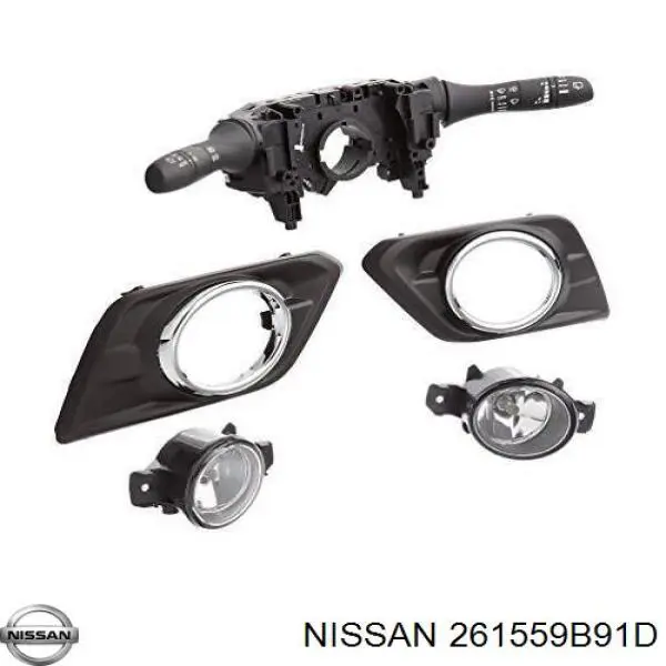Lampa przeciwmgielna lewa Nissan/Infiniti 261559B91D cena, od 27,24 USD