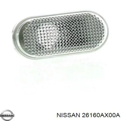 Powtarzacz kierunkowskazu na błotniku Nissan/Infiniti 26160AX00A cena, od 15,82 USD