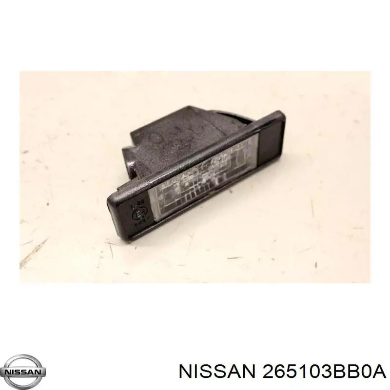 265103BB0A Nissan/Infiniti Lampa oświetlenia tylnej tablicy rejestracyjnej