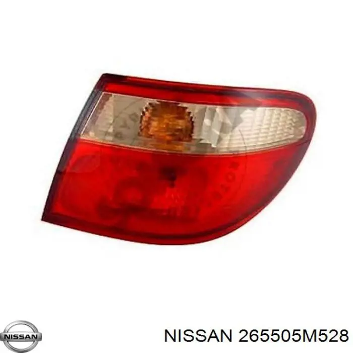Lampa zespolona tylna prawa zewnętrzna Nissan/Infiniti 265505M528 cena, od 73,21 USD