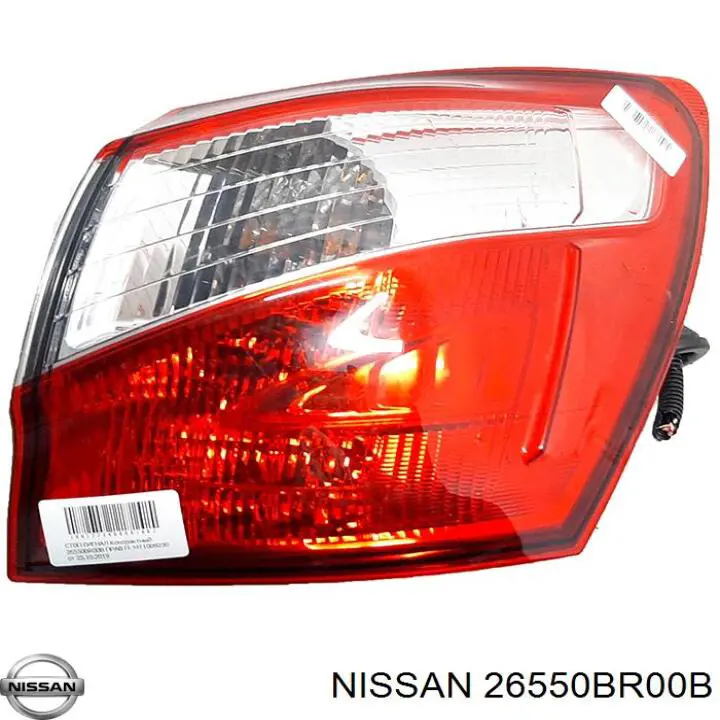 26550BR00B Nissan/Infiniti Lampa zespolona tylna prawa zewnętrzna