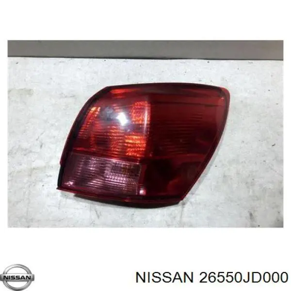 26550JD000 Nissan/Infiniti Lampa zespolona tylna prawa zewnętrzna