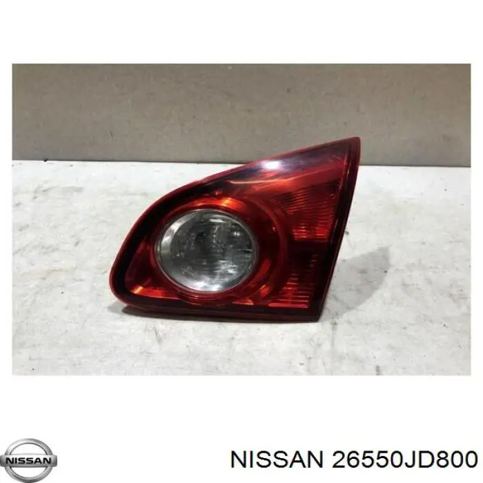 Do koszyka 26550JD800 Nissan/Infiniti Lampa zespolona tylna prawa wewnętrzna