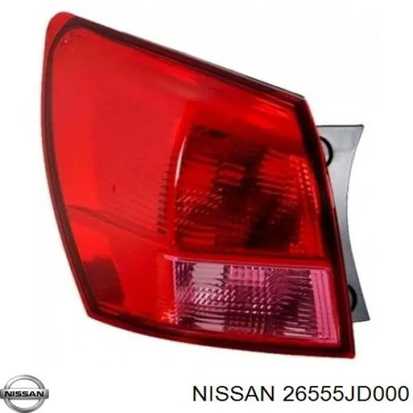 26555JD000 Nissan/Infiniti Lampa zespolona tylna lewa zewnętrzna