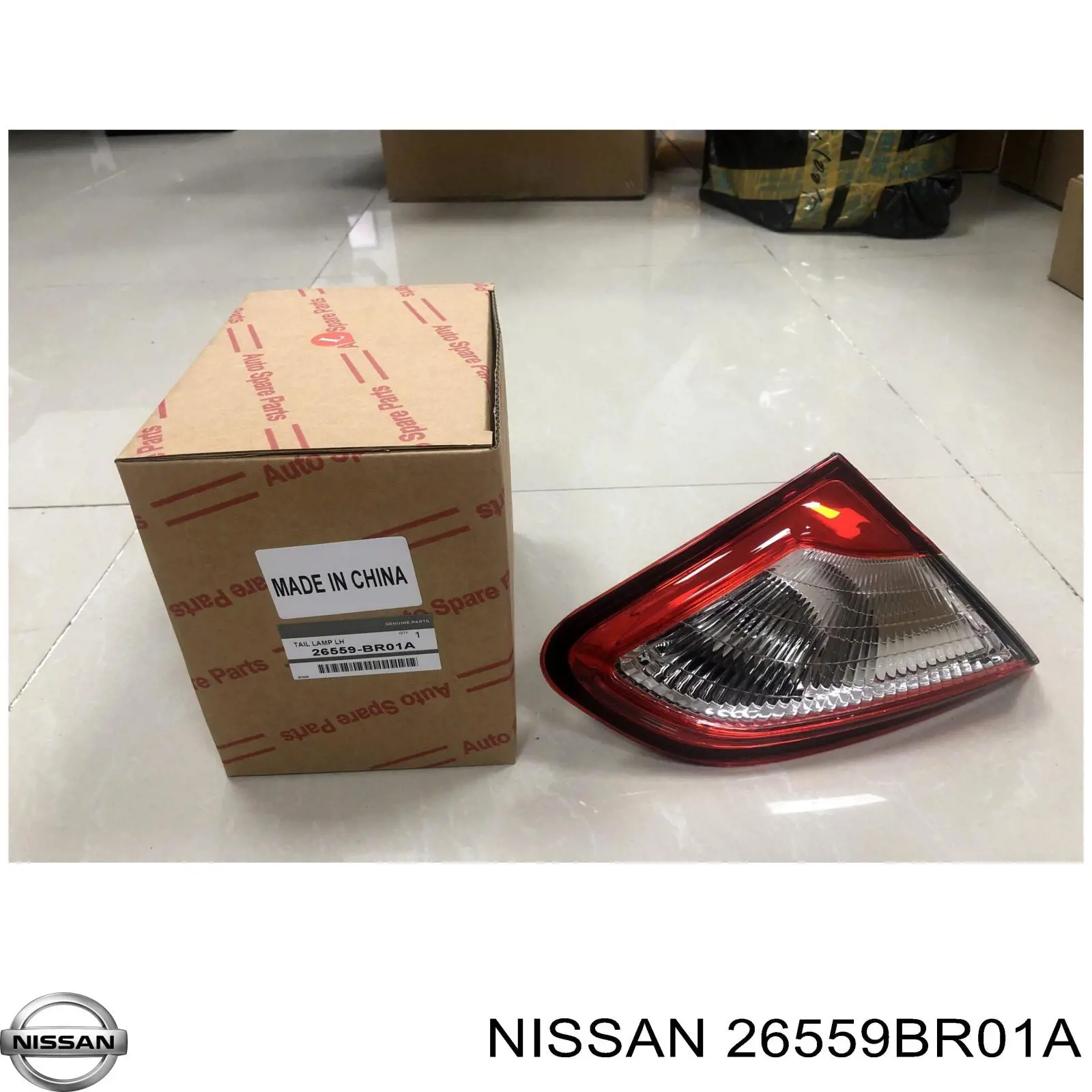 Lampa zespolona tylna lewa wewnętrzna Nissan/Infiniti 26559BR01A cena, od 78,43 USD