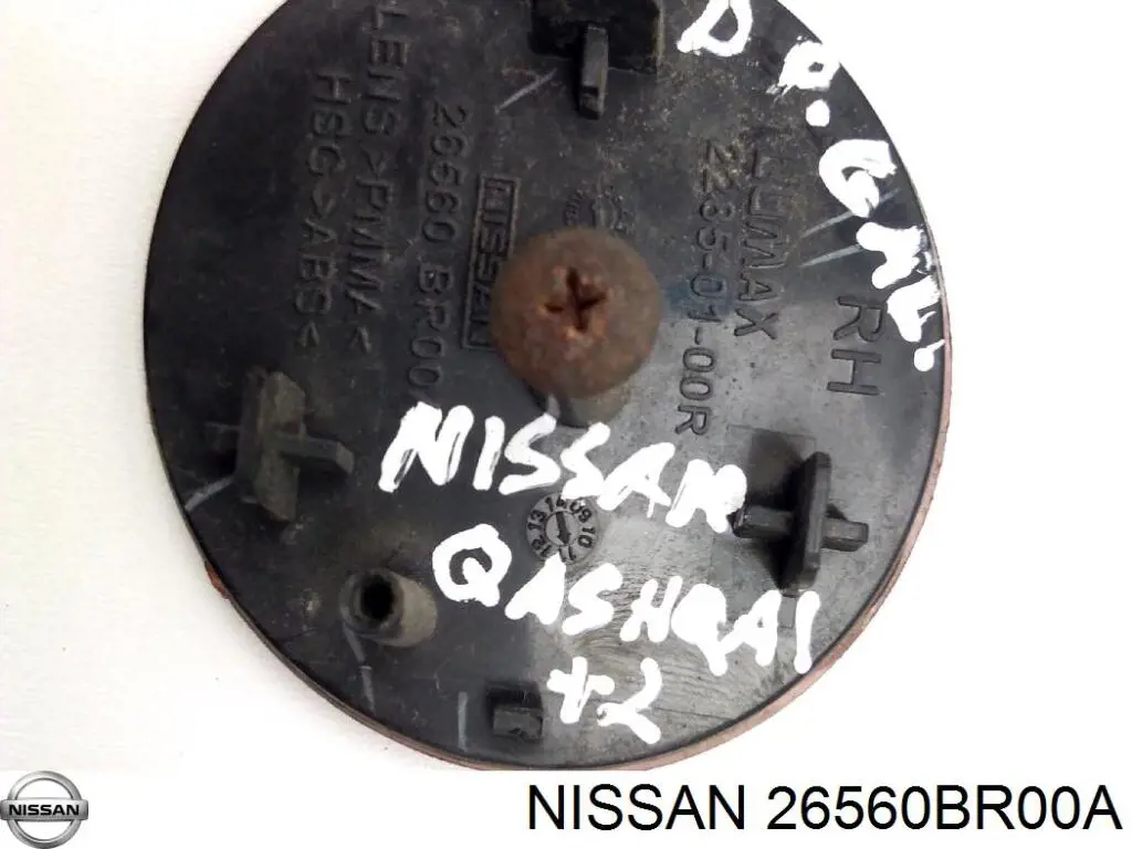 Do koszyka 26560BR00A Nissan/Infiniti Lampa odblaskowa zderzaka tylnego prawa
