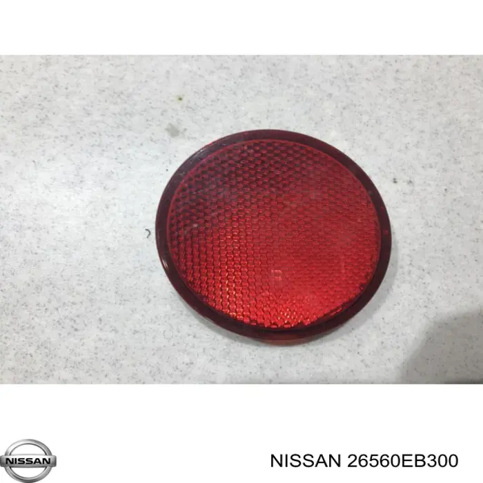 Do koszyka 26560EB300 Nissan/Infiniti Lampa odblaskowa zderzaka tylnego prawa
