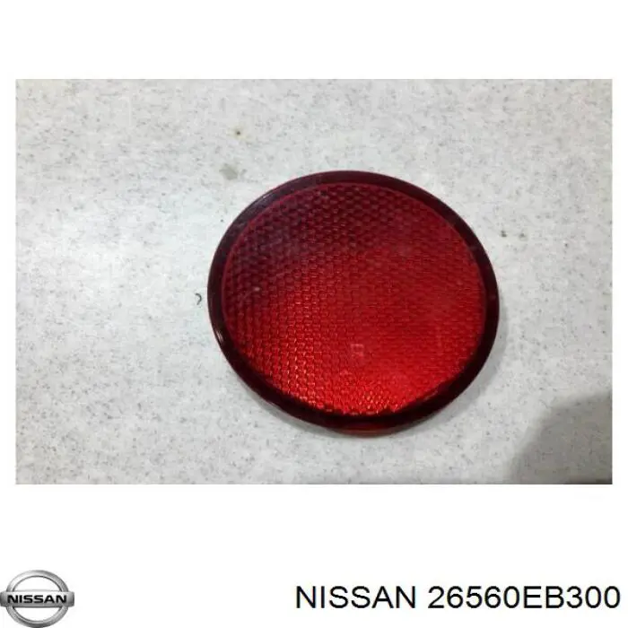 26560EB300 Nissan/Infiniti Lampa odblaskowa zderzaka tylnego prawa