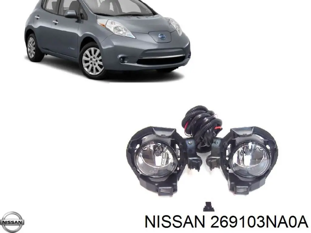 Wspornik mocowania lampy przeciwmgielnej prawej Nissan LEAF (ZE0U)