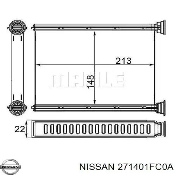 271401FC0A Nissan/Infiniti Chłodnica nagrzewnicy (ogrzewacza)