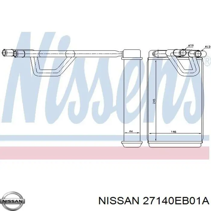 27140EB01A Nissan/Infiniti Chłodnica nagrzewnicy (ogrzewacza)