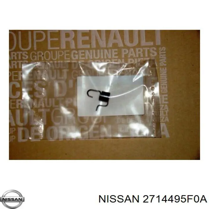 2714495F0A Nissan/Infiniti Zestaw montażowy szczęk hamulcowych tylnych