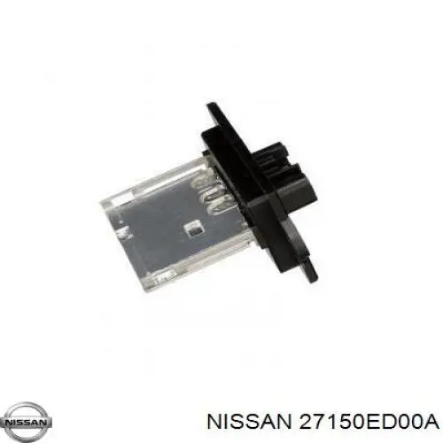 Rezystor wentylatora nagrzewnicy (ogrzewacza kabiny) Nissan/Infiniti 27150ED00A cena, od 26,52 USD