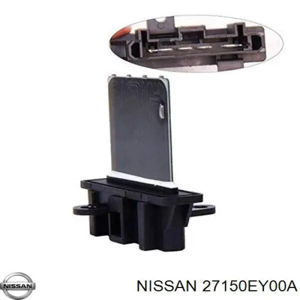 Rezystor wentylatora nagrzewnicy (ogrzewacza kabiny) Nissan/Infiniti 27150EY00A cena, od 41,80 USD