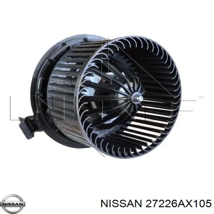 Silniczek wentylatora nagrzewnicy (ogrzewacza wnętrza) Nissan/Infiniti 27226AX105 cena, od 81,72 USD