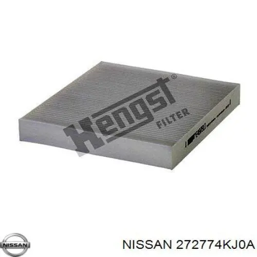 Do koszyka 272774KJ0A Nissan/Infiniti Filtr kabiny
