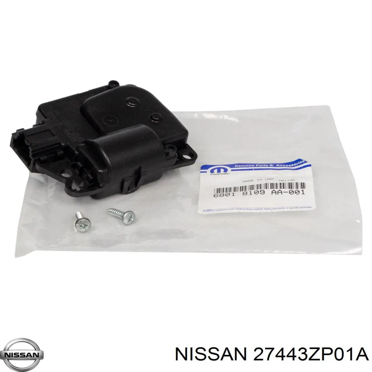 Silniczek klapy nagrzewnicy Nissan/Infiniti 27443ZP01A cena, od 98,22 USD