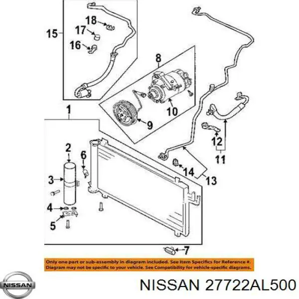 Czujnik temperatury zewnętrznej Nissan Teana sedana (J32) (2008 - 2013) cena, od 28,87 USD