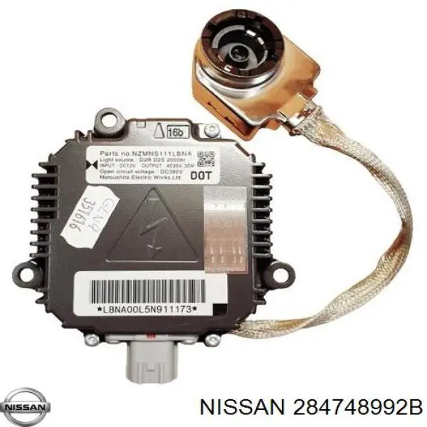 Do koszyka 284748992B Nissan/Infiniti Ksenon, sterownik